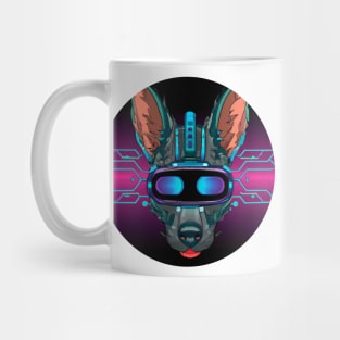 Cyberpunk dog Mug